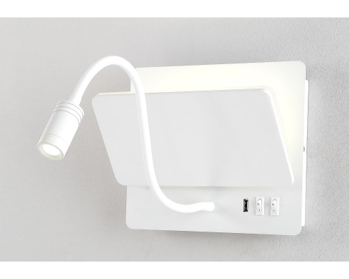 Бра Crystal Lux DUO AP9W LED WH