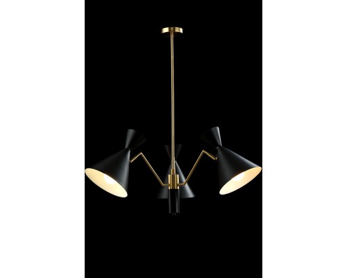 Люстра подвесная Crystal Lux JOVEN SP3 GOLD/BLACK E27 3*60W Золото