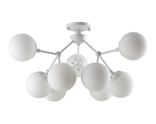 Люстра потолочная Crystal Lux MEDEA PL9 WHITE Е27 9*60W Белый