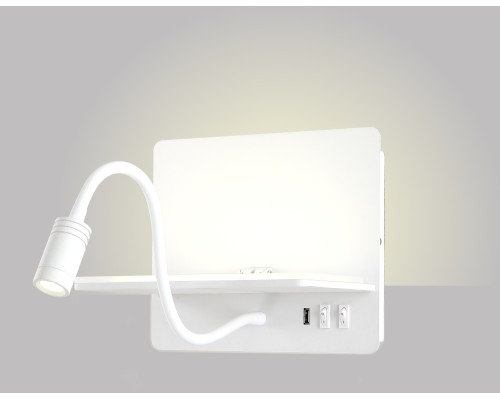 Бра Crystal Lux DUO AP9W LED WH