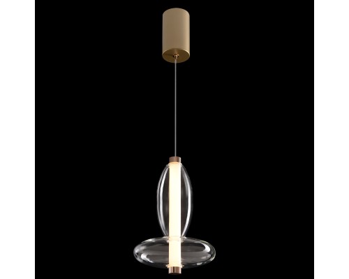 Светильник подвесной Crystal Lux QUASAR SP7W LED TRANSPARENT
