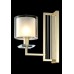 Бра Crystal Lux NICOLAS AP1 GOLD/WHITE E14 1*60W золото/прозрачный