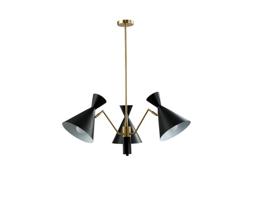 Люстра подвесная Crystal Lux JOVEN SP3 GOLD/BLACK E27 3*60W Золото