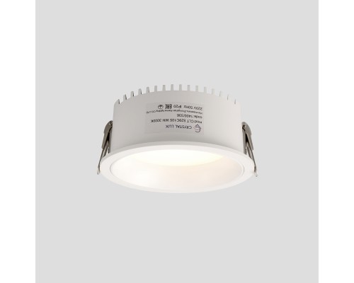 Светильник встраиваемый Crystal Lux CLT 529C105 WH 3000K