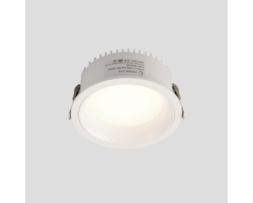 Светильник встраиваемый Crystal Lux CLT 529C105 WH 3000K