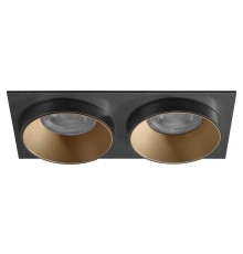 Светильник встраиваемый Crystal Lux CLT 044C2 GO-BL-BL