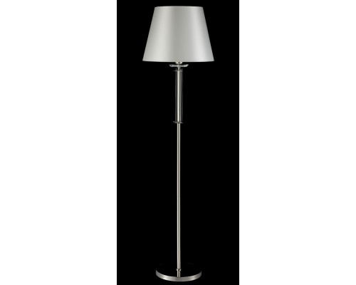 Торшер Crystal Lux NICOLAS PT1 NICKEL/WHITE E27 1*100W никель/прозрачный