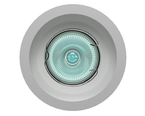 Гипсовый светильник накладной Декоратор PS-002-1 WH белый ф90 110мм