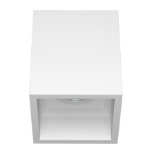 Накладной гипсовый светильник Декоратор PS-001-1 90*90*110 мм GU5.3 MR16