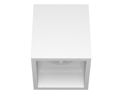 Накладной гипсовый светильник Декоратор PS-001-1 90*90*110 мм GU5.3 MR16