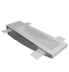 Врезной гипсовый светильник Декоратор ST-007-1 280*80 мм G9