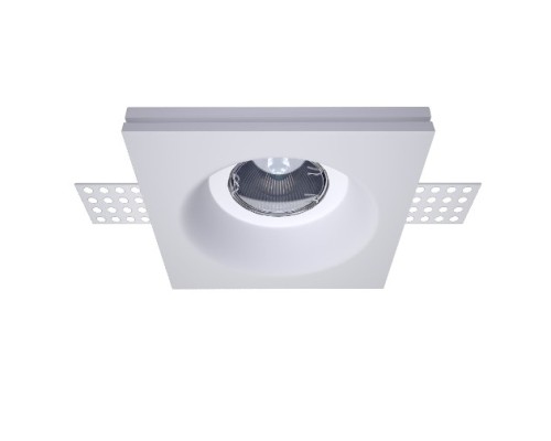 Врезной гипсовый светильник Декоратор VS-003 MR16 120*120*45 мм