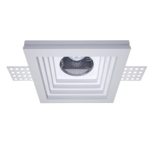 Врезной гипсовый светильник Декоратор VS-005 MR16 120*120*45 мм