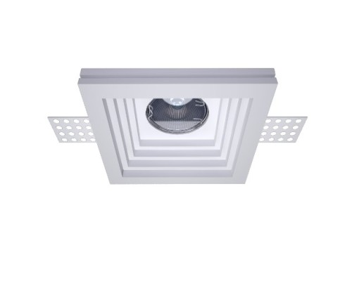 Врезной гипсовый светильник Декоратор VS-005 MR16 120*120*45 мм