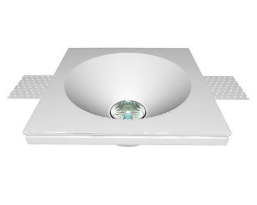 Врезной гипсовый светильник Декоратор VS-018 180*180 мм GU5.3 MR16