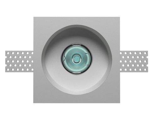 Врезной гипсовый светильник Декоратор VS-019 120*120 мм GU5.3 MR16
