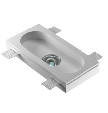 Врезной гипсовый светильник Декоратор VS-020 220*110 мм GU5.3 MR16