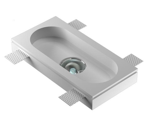 Врезной гипсовый светильник Декоратор VS-020 220*110 мм GU5.3 MR16