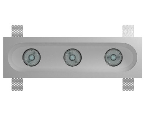 Врезной гипсовый светильник Декоратор VS-022 360*110 мм 3*GU5.3 MR16