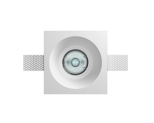 Врезной гипсовый светильник Декоратор VS-023 120*120 мм GU5.3 MR16