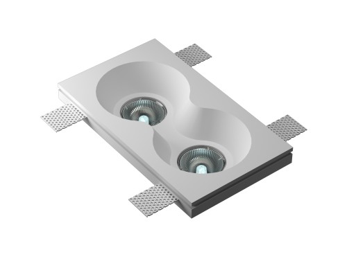 Врезной гипсовый светильник Декоратор VS-024 230*130 мм 2*GU5.3 MR16