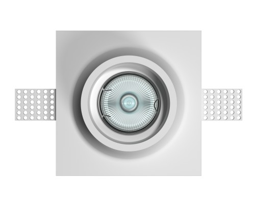 Врезной гипсовый светильник Декоратор VS-027 MR16 120*120*55 мм