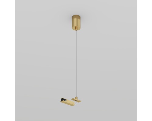 TR5717-SB Подвод питания для подвесного монтажа трека SHINE BASE, 48V DC, IP20, 2м, сатинированная латунь, алюминий