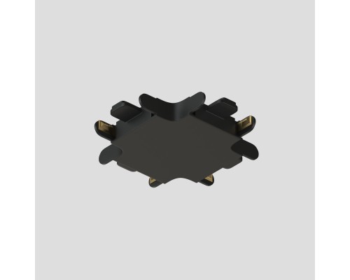 Соединитель X-образный для треков Air, серия Base, пластик, чёрный