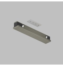 TR5722-DN Электрический коннектор прямой для трека SHINE BASE, 48V DC, IP20, темный никель, алюминий