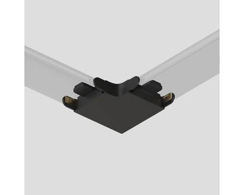 Соединитель угловой 90°, потолок–потолок, для треков Air, серия Base, пластик, чёрный