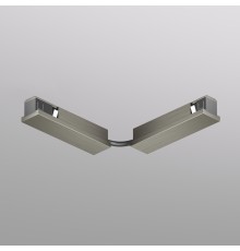 TR5724-DN Электрический коннектор для трека SHINE BASE 90° стена-потолок с поворотом трека под произвольным углом, темный никель, алюминий