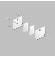 TR2025-WH Комплект торцевых заглушек для трека SMART ONE