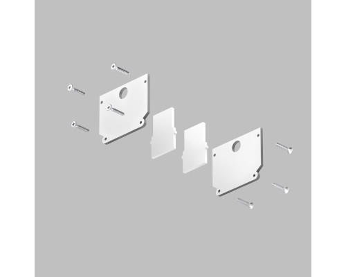TR2025-WH Комплект торцевых заглушек для трека SMART ONE