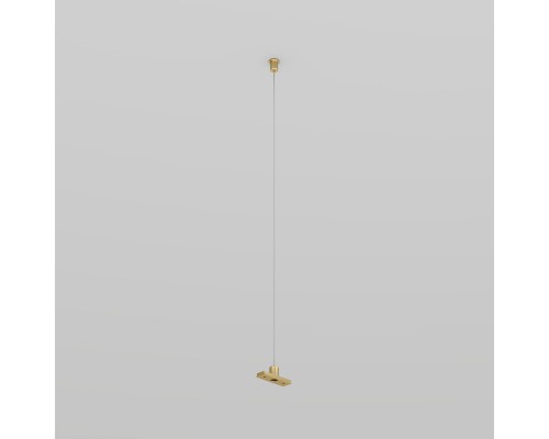 TR5718-SB Механический подвес для трека SHINE BASE, 48V DC, IP20, 2м, сатинированная латунь, алюминий