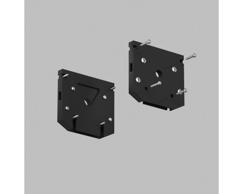 TR2017-BK Торцевая заглушка трека SLOTT, черная, алюминий