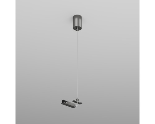 TR5717-DN Подвод питания для подвесного монтажа трека SHINE BASE, 48V DC, IP20, 2м, темный никель, алюминий