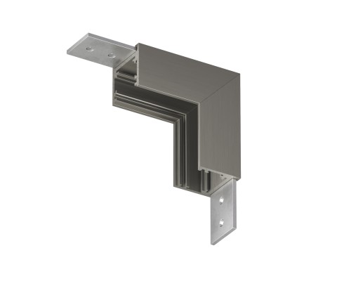 TR5732-DN Угловой элемент для трека SHINE BASE 90° стена-потолок, темный никель, алюминий