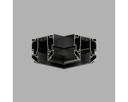 TR2026-BK Угловой элемент 90° трека SMART ONE, алюминий, черный
