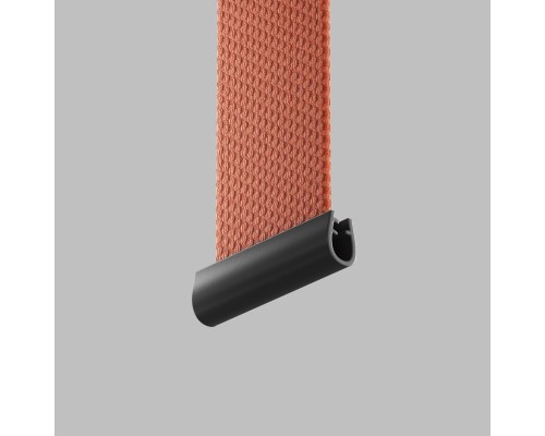 TR5520-BK Наконечник для трека-ремня Belty, серия Base, IP20, черный, пластик