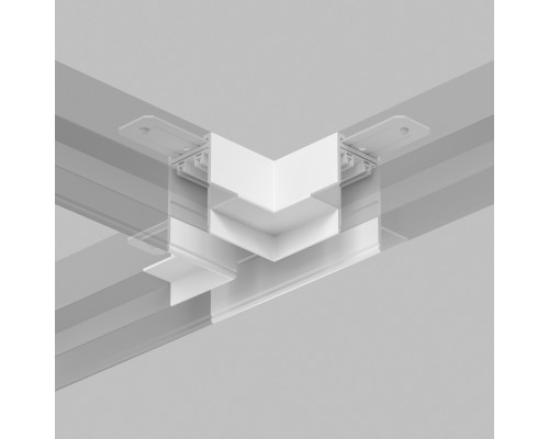 TR2113-WH Коннектор трека SMART для ГКЛ , \"Т\" образный, механический , белый