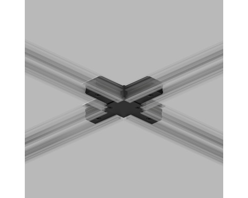 TR1104-BK Соединитель для шинопровода X-образный, черный