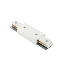 TR1008-WH Прямой коннектор с возможностью подачи питания, белый