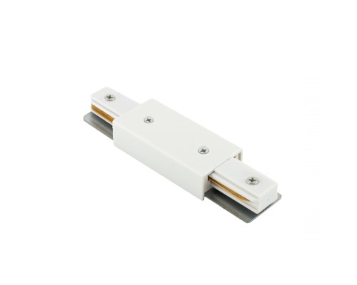 TR1008-WH Прямой коннектор с возможностью подачи питания, белый