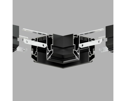 TR2026-BK Угловой элемент 90° трека SMART ONE, алюминий, черный