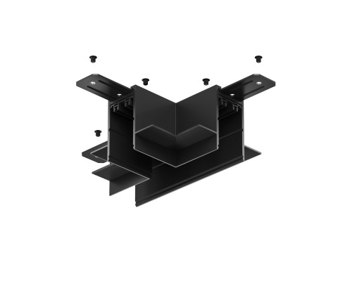 TR2113-BK Коннектор трека SMART для ГКЛ , \"Т\" образный, механический , черный.