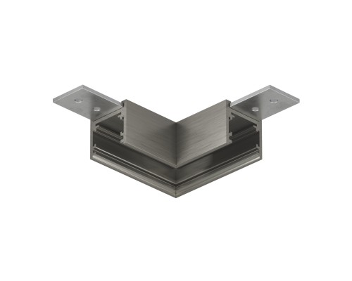 TR5731-DN Угловой элемент для трека SHINE BASE 90° потолок-потолок, темный никель, алюминий