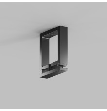 Усиленное накладное крепление для гибкого трека-ремня Belty, серия Base, 38,5 ? 10 ? 50 мм, IP20, чёрный, пластик