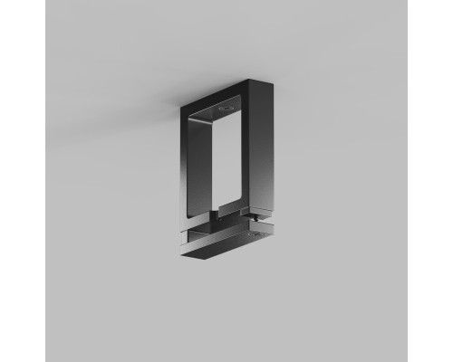 Усиленное накладное крепление для гибкого трека-ремня Belty, серия Base, 38,5 ? 10 ? 50 мм, IP20, чёрный, пластик