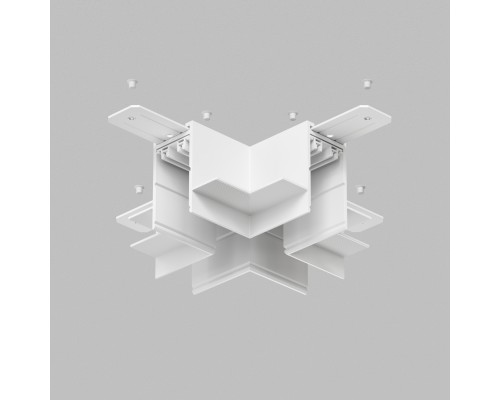 TR2114-WH Коннектор трека SMART для ГКЛ , \"X\" образный, механический , белый