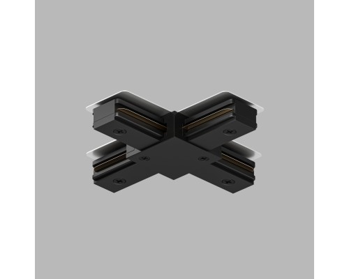 TR1104-BK Соединитель для шинопровода X-образный, черный